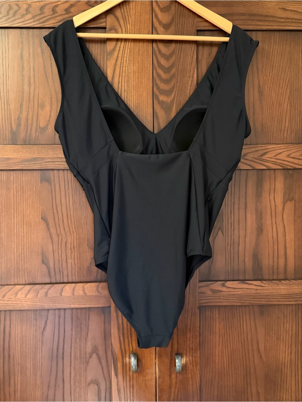 Summersalt Ruched Back Flip One Piece Black Swimsuit Size 12 - Picture 7 of 9